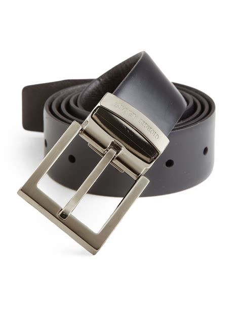 giorgio armani belts men